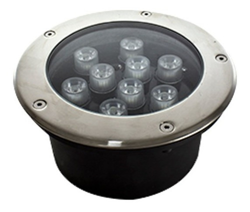 Spot Empotrable Para Piso Exterior Led 9w Blanco Frio