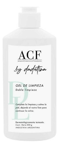 Acf By Dadatina Gel Limpiador X 200 Ml (doble Limpieza)