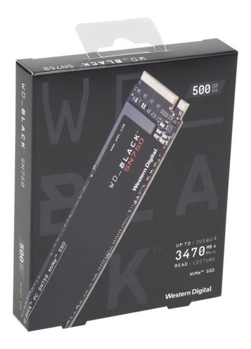 Imagen 4 de 8 de Disco sólido SSD interno Western Digital WD Black SN750 WDS500G3X0C 500GB negro