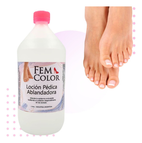 Locion Ablandadora 1000ml X 6und Pedica Podologia Femcolor