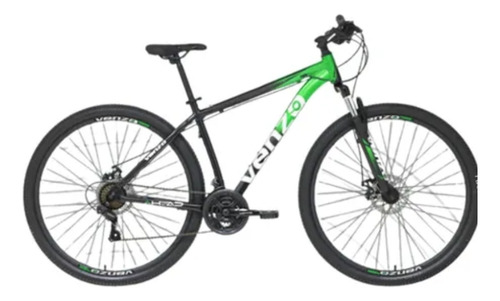 Bicicleta R29 Venzo Ahead 21 Vel Shimano Disco Mecanico Negro/verde M