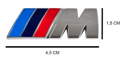 Emblema Bmw M Motorsport Paralama Lateral M3 M4 M5 320i Und