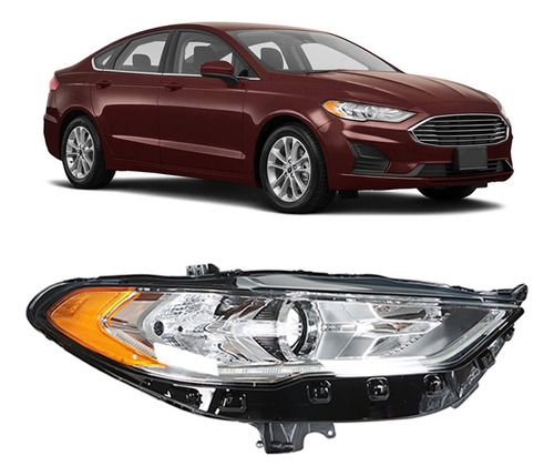 Faro Delantero Derecho Repuesto Para Ford Fusion Lado Led