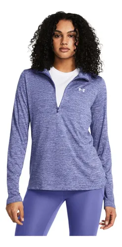 Buzo Mujer Under Armour Tech 1/2 Zip- Twist Purpura