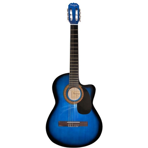 Guitarra Clásica Arcg39 Color Blue Burst (ub), Vizcaya