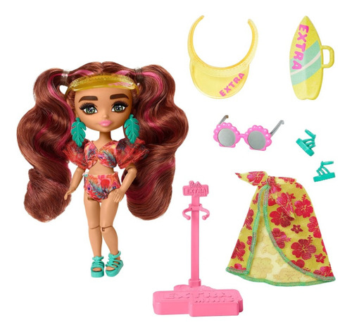 Barbie Extra Fly Minis Muñeca De Viaje Aspecto De Playa