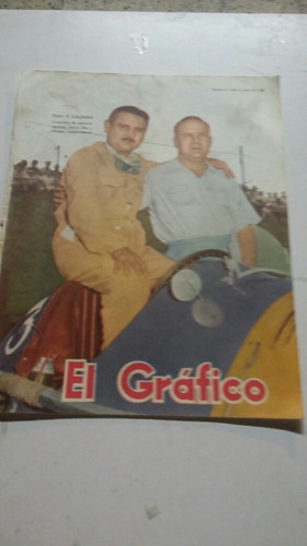 Revista El Grafico - Solo Tapa - Pian Y Calzada Automovilism