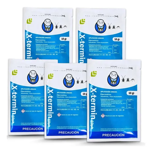 comprar Insecticida X-termin 40ph Polvo 10g Mata Chinches Cucarachas