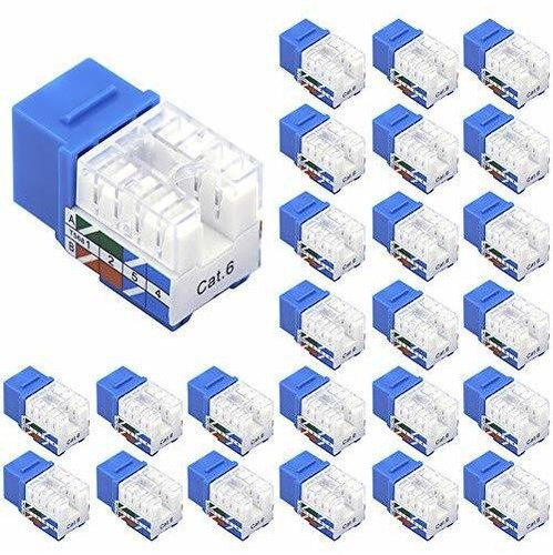 Vce Rj45 Cat6 Keystone Jacks De Perfil Delgado Con Certifica