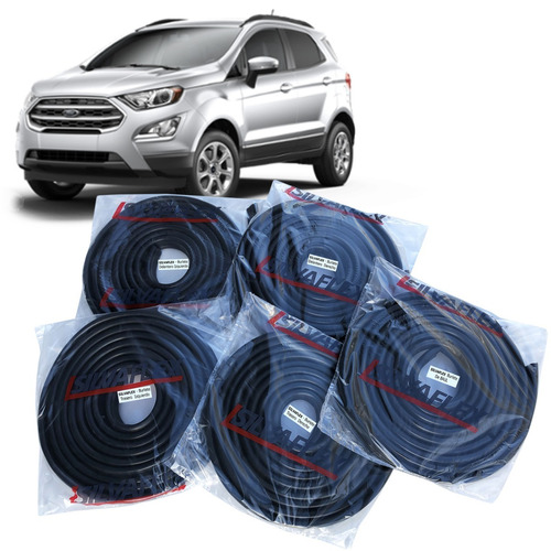 Burletes Para 4 Puertas + Baul (kit 5 Unidades) Ford Ecosport Kinetic 2018+ +regalo! Silvaflex