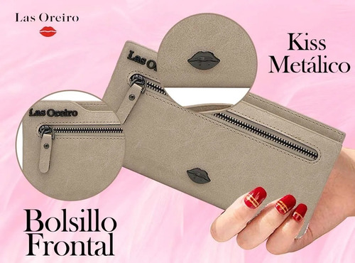 Imagen 4 de 10 de Fichero Billetera Damas Las Oreiro Espacio Monedero Tarjetas