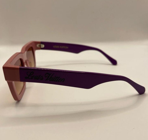 Gafas Lentes Louis Vuitton Z1552e Rosas Con Morado Ocean Rosa Café Rosa Morado (Usado)