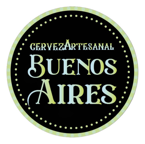 Cerveza Artesanal Buenos Aires Stout X6 Unidades