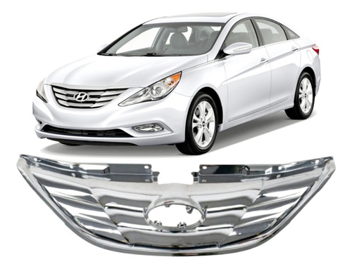 2011-2012-2013-2014 Hyundai Sonata Parrilla Coraza Cromada!!