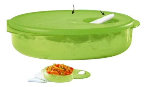 Crystalware Redondo De 800ml. Uso En Microondas, Tupperware