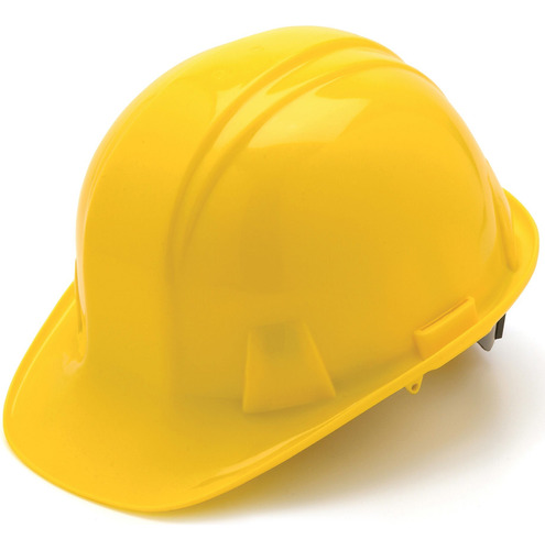 Pyramex Yellow Cap Style Casco Con Suspension De 4 Puntos Sn