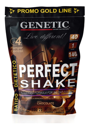 Perfect Shake Batido Proteico Reemplaza Comidas - Genetic