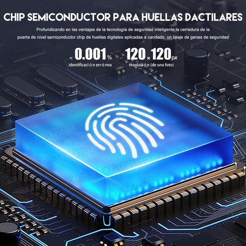 Candado De Huella Digital Resistente Al Agua Usb Recargable