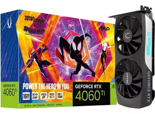 Tarjeta De Video Zotac Gaming Rtx 4060ti 16gb Amp Spiderman