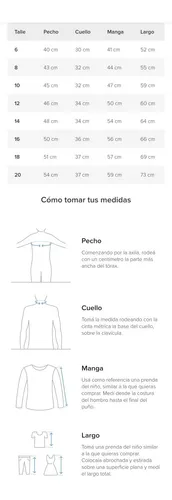 Talla 6 camisa sale