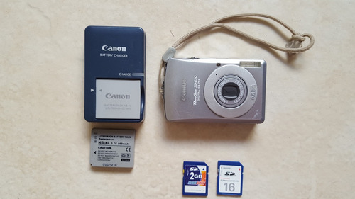 Canon Powershot Sd630 6 Mp Digital Cartão Sd 3x Optical Zoom