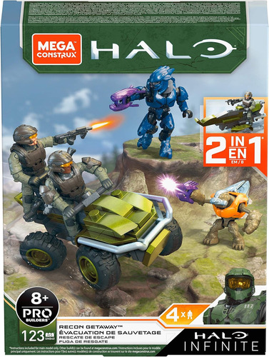 Mega Construx Halo Recon Getaway Mongoose Vehicle Halo Infin