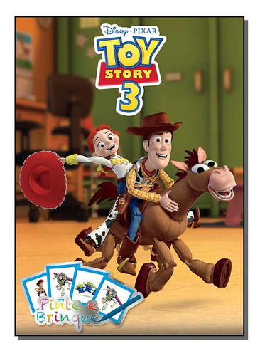 Libro Disney Pinte E Brinque Toy Story 3 De Disney Dcl