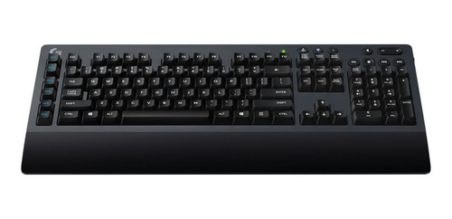 Imagen 2 de 5 de Teclado gamer bluetooth Logitech Serie G G613 QWERTY Romer-G Tactile inglés US color negro