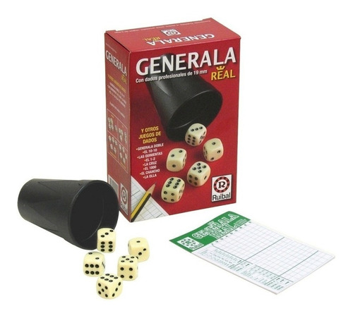 Imagen 2 de 5 de Juego de mesa Generala Real Ruibal