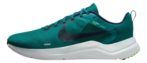 Tenis Nike Hombre Downshifter 12 Verde Negro