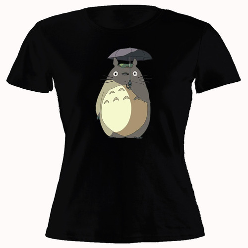 Remera Mujer Algodón Mi Vecino Totoro