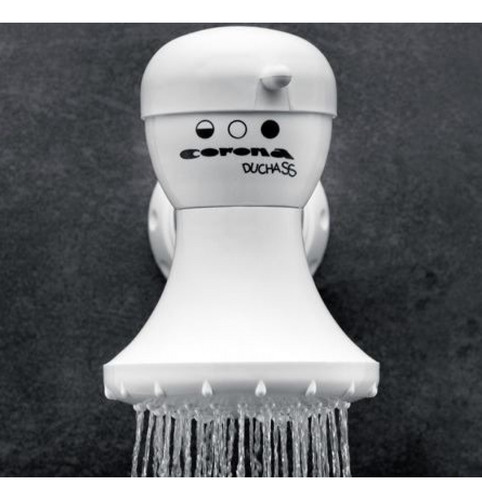 Ducha Eléctrica Corona Ss 3t 5500w - Blanco 5200w