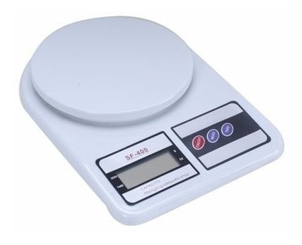 Balanza Cocina Electrónica Sf-400 10kl Kitchen Color Blanco