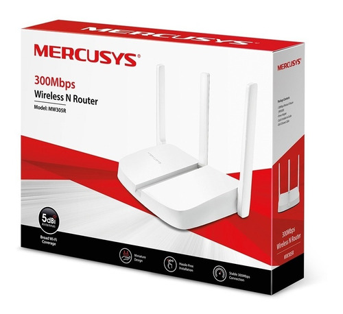Router 300mbps 3 Antenas Mercusys Mw305r Gs