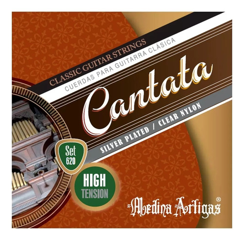 Encordado Guitarra Clásica Cantata Medina Artigas 620 High Tension