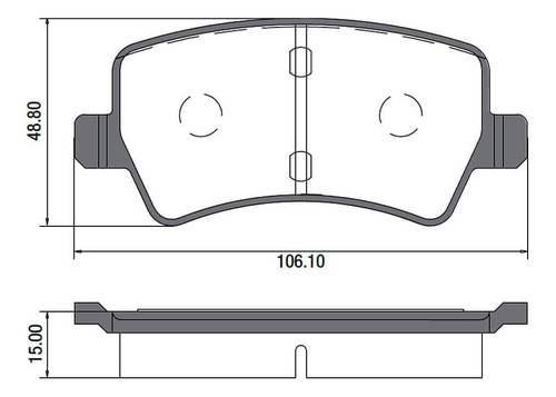 Kit Pastilha Freio Range Rover Evoque 2012 A 2017 Traseira