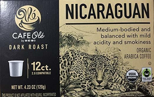 Cafe Ole Organics Nicaragua Torrefacción Solo Sirven Tazas D