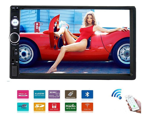 S Podofo 7 Car Radio Player Touch Screen With Fm Radio Usb