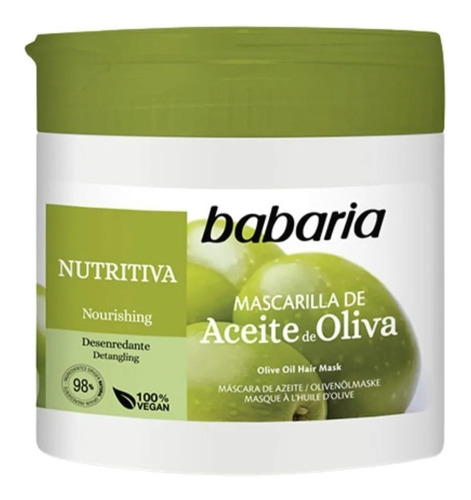 Mascarilla Babaria Aceite Oliva - Ml A $57