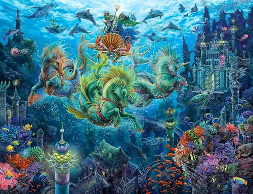 Rompecabezas Magia Submarina 2000 Pzas, 17115 Ravensburger