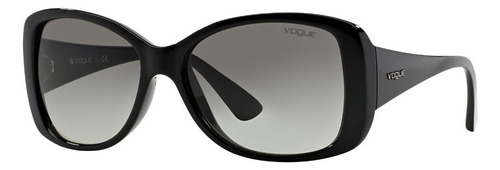 Lentes De Sol Vogue Mujer Modelo 0vo2843s Color de la lente Gris Color del armazón Negro Diseño Degradada