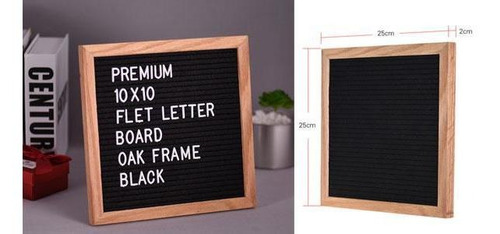 Imagen 2 de 4 de Tablero De Fieltro Decorativo 145 Letras