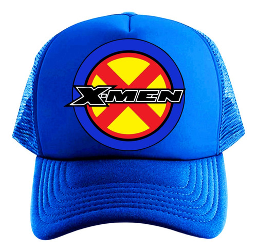 Gorra Trucker Mutantes X-men Series Geeks Blue 