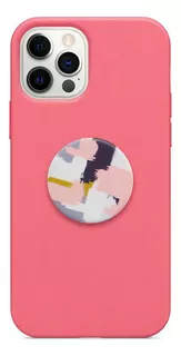 Capa Para iPhone 12 e 12 Pro + Pop Figura Otterbox Rosa