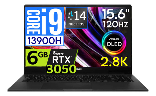 Asus Creator Q540 Core I9 13va 16gb 1tb Rtx3050 15.6' Oled