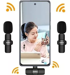 Micrófono Inalámbrico 2 En 1 De Solapa Para Android Tipo C