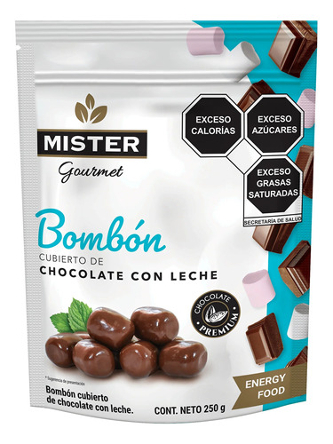 Bombones Cubiertos Con Chocolate Con Leche Mister 250 G 