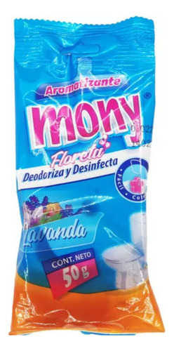 Pastilla Wc Desodorante Y Desinfectante Baño Mony 50gr 30pz