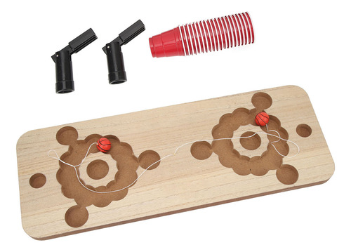 Juego De Mesa Beer Pong, Juego De Mesa Para Beber, Madera