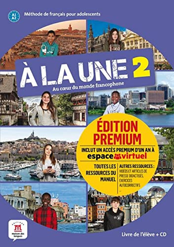 Libro La Une 2, A - Livre De L´eleve Premium A1.2